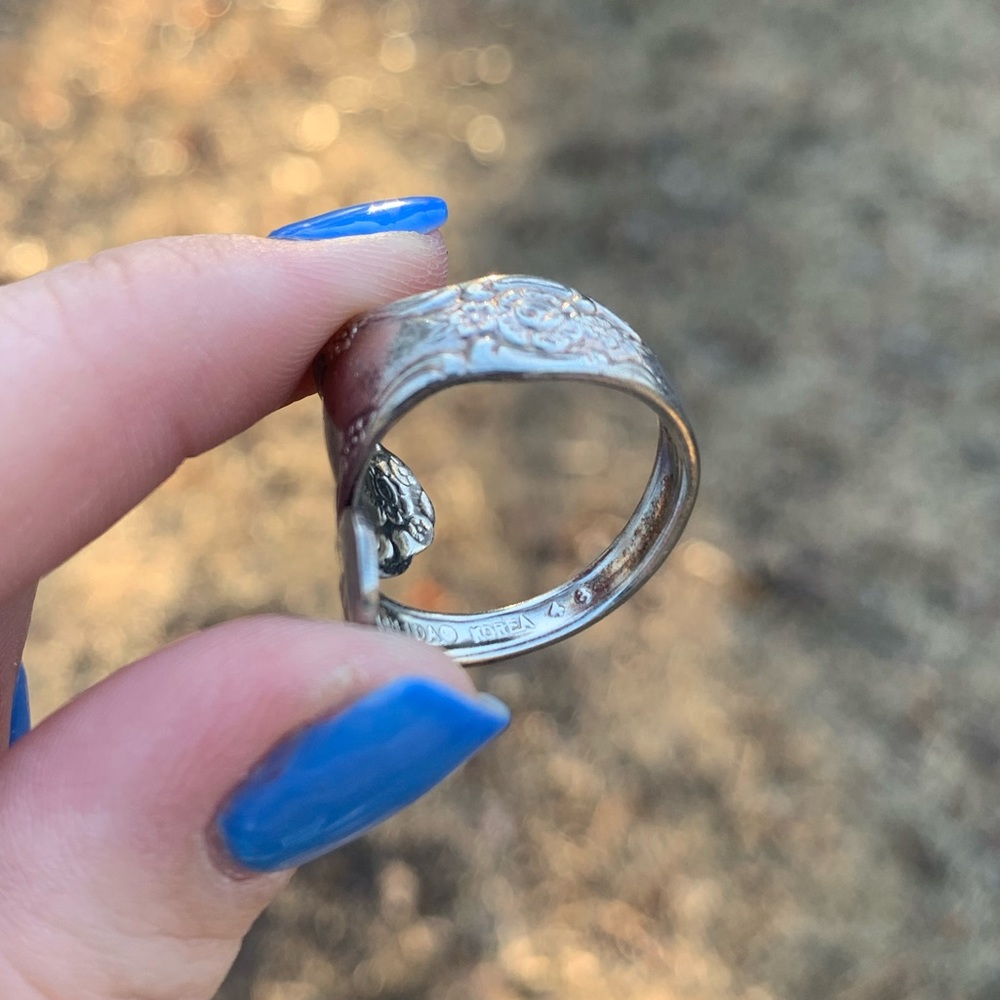 Silver Spoon Adjustable Wrap Ring - image 3